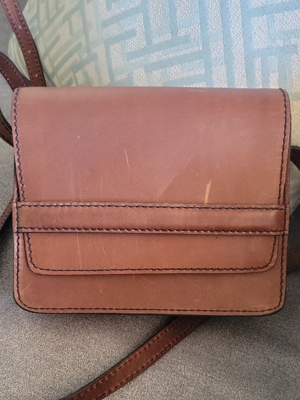 Madewell Albury Brown Leather Crossbody Bag - Picture 11 of 14